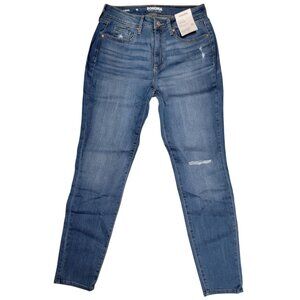 Sonoma Womens 8L Curvy Skinny High-Rise Jean Medium Blue Wash New with Tags